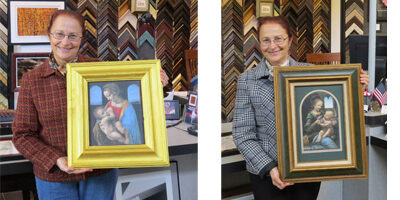 Olga-2-Frames Da Vinci Masterpieces