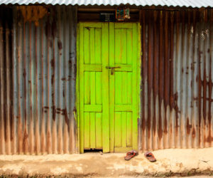 green doors